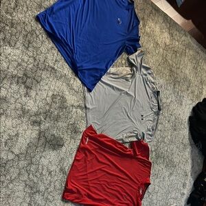 Under Armour Men's Short Sleeve Tees - Blue, Gray, Red